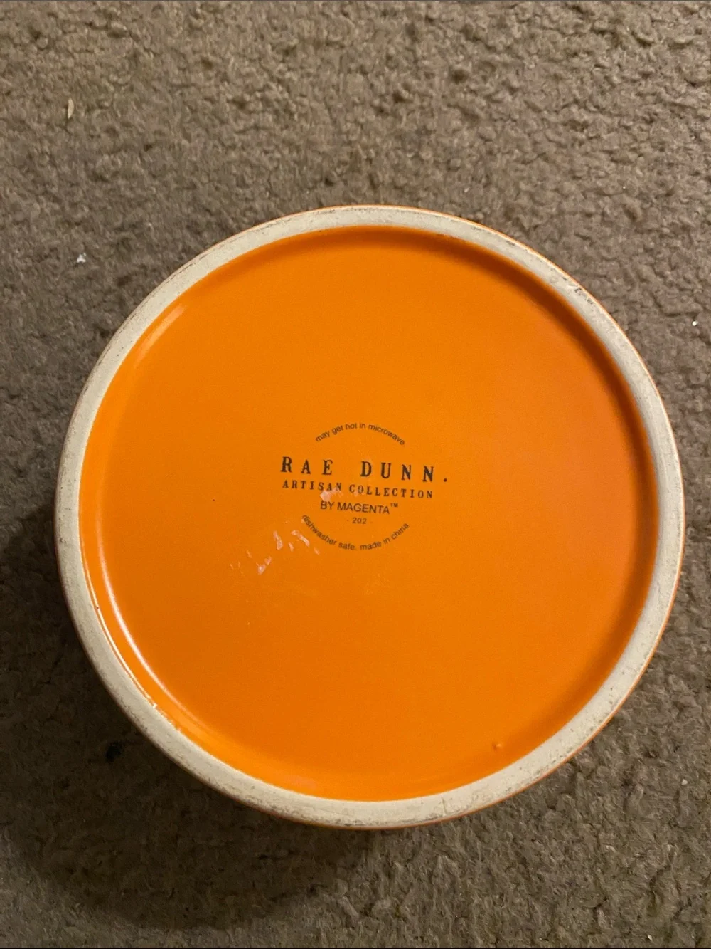 Rae Dunn Orange 